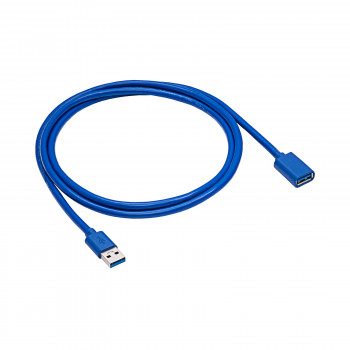 Akyga AK-USB-10 USB 3.0 Verlängerungskabel USB-A Stecker auf Buchse, 1,8 m, Schwarz