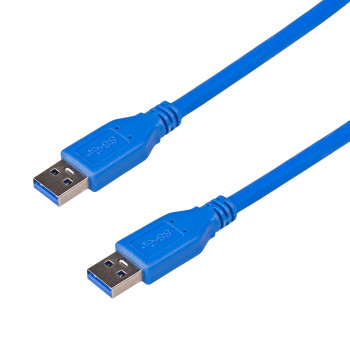 Akyga AK-USB-14 USB-3.0-Kabel USB-A (M) auf USB-A (M), 1,8 m, Blau