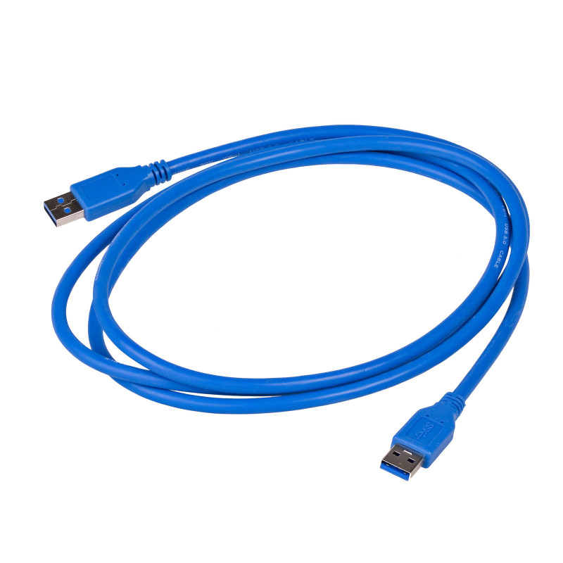 Akyga AK-USB-14 USB-3.0-Kabel USB-A (M) auf USB-A (M), 1,8 m, Blau