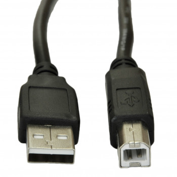 Akyga AK-USB-18 USB 2.0 Druckerkabel USB-A (M) auf USB-B (M), 5 m, Schwarz