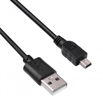 Akyga AK-USB-22 USB 2.0 Kabel USB-A (M) auf Mini USB-B 5-Pin (M), 1 m, Schwarz