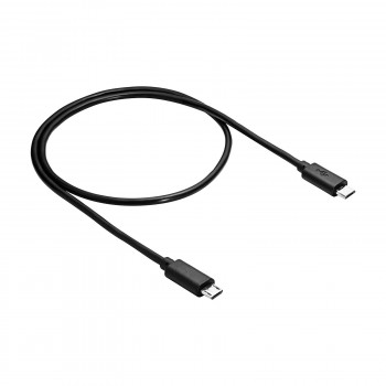 Akyga AK-USB-17 USB 2.0 Kabel Micro USB-B (M) auf Micro USB-B (M), 0,6 m, Schwarz