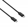 Akyga AK-USB-17 USB 2.0 Kabel Micro USB-B (M) auf Micro USB-B (M), 0,6 m, Schwarz