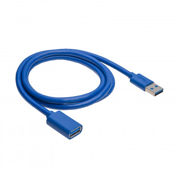 Akyga AK-USB-28 USB 3.0 Verlängerungskabel USB-A (M) auf USB-A (F), 1 m, Schwarz