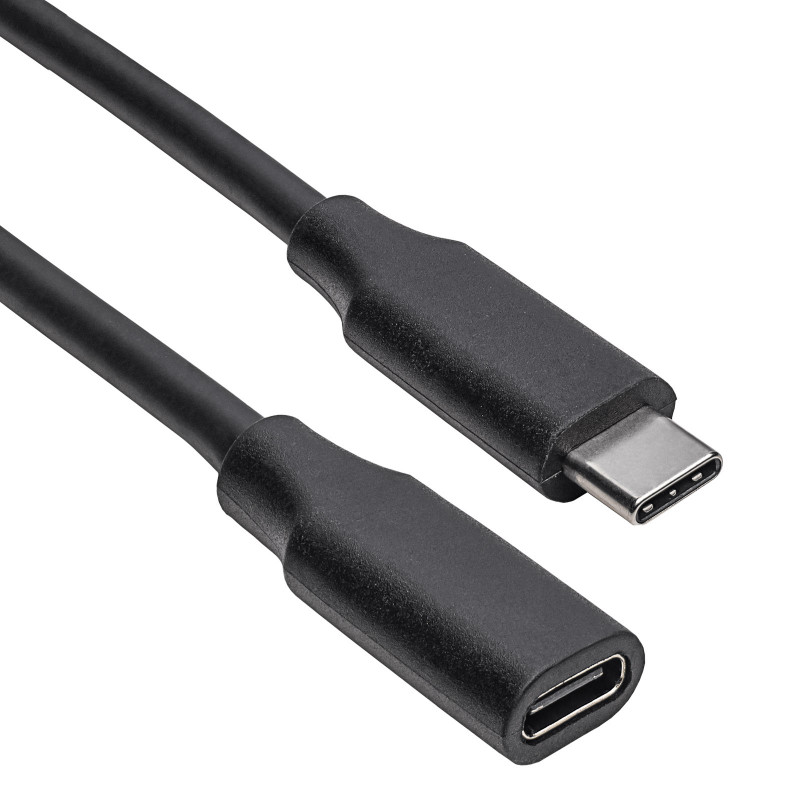 Akyga AK-USB-32 USB-C (M) auf USB-C (F) Verlängerungskabel, USB 3.1, 0,3 m