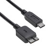 Akyga AK-USB-44 Micro-USB B (M) auf USB-C (M) Kabel, USB 3.1, 1 m