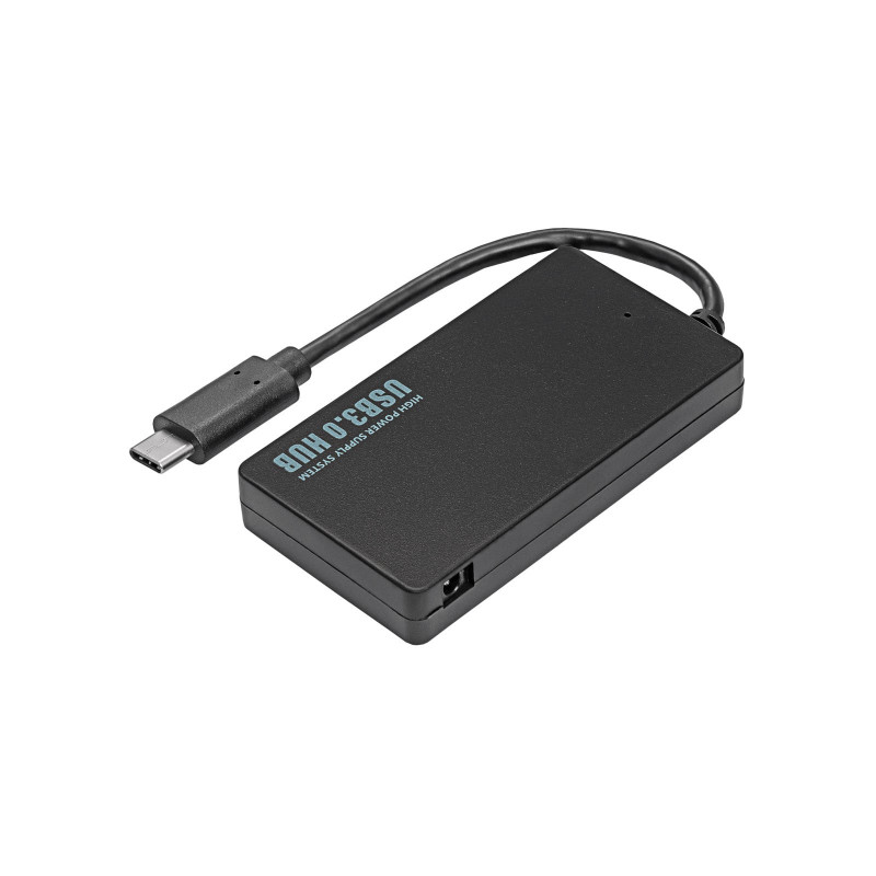 Akyga AK-AD-52 Aktiver USB-C-Hub, USB-C (M) auf 4x USB-A (F), USB 3.1, 20 cm