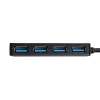 Akyga AK-AD-52 Aktiver USB-C-Hub, USB-C (M) auf 4x USB-A (F), USB 3.1, 20 cm