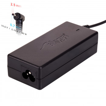 Akyga AK-ND-23 Notebook-Netzteil 19 V / 2,1 A, 40 W, 2,5 x 0,7 mm, 1,2 m, für ASUS