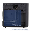 Akyga AK17BK Micro-ATX-Tower-Gehäuse, 2x USB 3.0, ohne Netzteil, Schwarz