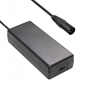 Akyga AK-EV-04 E-Bike-Ladegerät für 48-V-Akkus, 54,6 V / 2 A, 110 W, XLR 3-Pin Stecker, 1 m