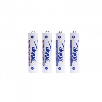 Akyga AKY2057 AAA LR03 Alkaline-Batterie 1,5 V 1300 mAh, 4 Stk. (Schrumpfpackung)