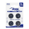 Akyga AKY2100 CR2032 Lithium-Batterie 3 V 210 mAh, 4 Stk. (Blister)