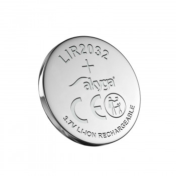 Akyga UltraCoin AKY1707 LIR2032 wiederaufladbare Li-Ion-Knopfzelle 3,7 V 70 mAh