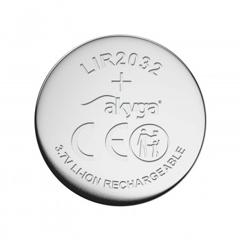 Akyga UltraCoin AKY1707 LIR2032 wiederaufladbare Li-Ion-Knopfzelle 3,7 V 70 mAh