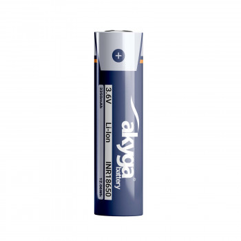 Akyga AKY1382 INR18650-34M Li-Ion-18650-Akku 3,6 V 3350 mAh, ungeschützt