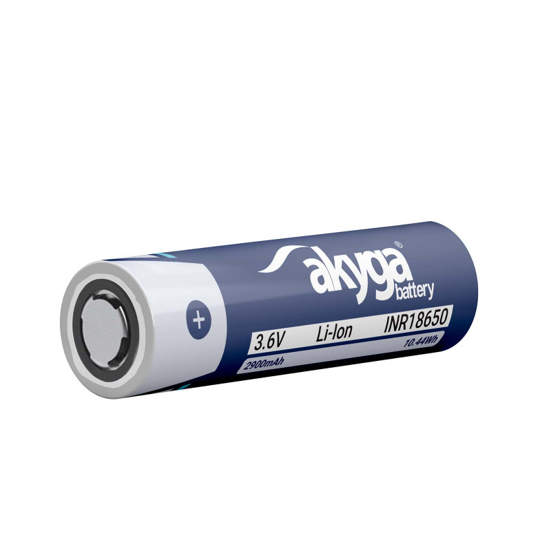 Akyga AKY2173 INR18650-29M 3C Li-Ion-18650-Akku 3,6 V 2900 mAh, ungeschützt