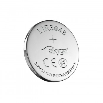 Akyga UltraCoin AKY1873 LIR3048 wiederaufladbare Li-Ion-Knopfzelle 3,7 V 280 mAh