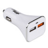 Auto-Ladegerät 12/24V Akyga AK-CH-08 18W 2x USB-A Quick Charge 3.0 5-12V / 1.5-3A weiß