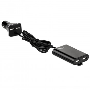 Auto-Ladegerät 12/24V Akyga AK-CH-10 45W 4x USB-A 5V / 9A modular schwarz