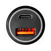 Auto-Ladegerät 12/24V Akyga AK-CH-16 36W USB-A + USB-C PD Quick Charge 3.0 5-12V / 1,5-3A schwarz