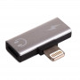 Akyga AK-AD-64 Adapter Lightning (m) auf 2x Lightning (f), silber