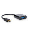Akyga AK-AD-42 Adapterkabel HDMI (Stecker) auf VGA (Buchse), Full HD, 15 cm