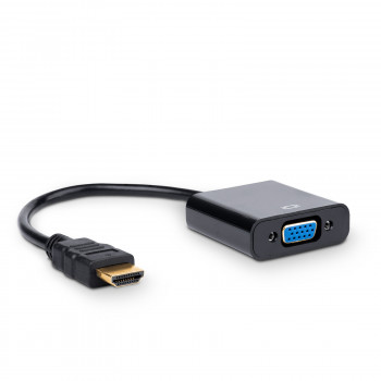 Akyga AK-AD-42 Adapterkabel HDMI (Stecker) auf VGA (Buchse), Full HD, 15 cm