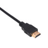 Akyga AK-AD-42 Adapterkabel HDMI (Stecker) auf VGA (Buchse), Full HD, 15 cm
