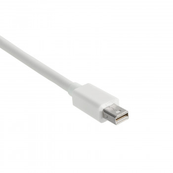 Akyga AK-AD-39 Mini DisplayPort (M) auf VGA (F) Adapterkabel, 15 cm, Weiß