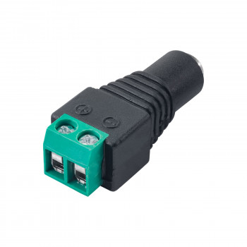Akyga AK-SC-17 DC-Buchse 5,5 x 2,1 mm mit Schraubklemmen für UTP-Kabel, CCTV