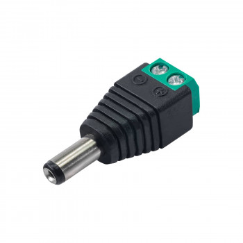 Akyga AK-SC-16 DC-Stecker 5,5 x 2,1 mm mit Schraubklemmen für UTP-Kabel, CCTV