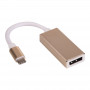 Akyga AK-AD-56 Adapterkabel USB-C (Stecker) auf DisplayPort, 15 cm