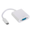 Akyga AK-AD-55 Adapterkabel USB-C (Stecker) auf VGA (Buchse), Full HD, 15 cm