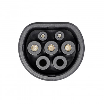 Akyga AK-SC-E04 Typ-2-Ladekupplung (IEC 62196-2) für Elektrofahrzeuge, 1-phasig, 32 A, Blau