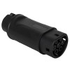 Akyga AK-SC-E09 Ladeadapter für Elektrofahrzeuge Typ 1 (J1772) Buchse auf Typ 2 (IEC 62196-2) Stecker, 1-phasig, 32 A, Schwarz