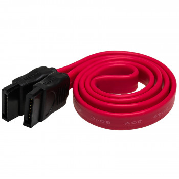 Akyga AK-CA-27 SATA-III-Datenkabel, 6 Gb/s, 0,5 m, Rot