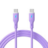 Akyga AK-USB-70 USB-Kabel USB-C (m) / USB-C (m), USB 2.0, 60W, 1 m, lila, Silikon