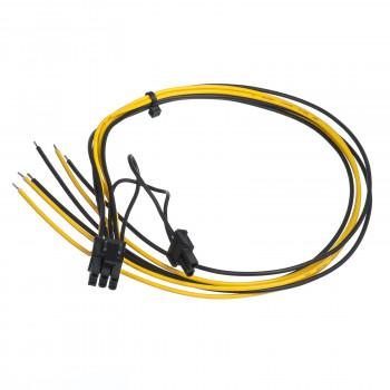 Akyga AK-SC-20 Servicekabel für PC-Netzteil PCIe 6+2-Pin Stecker, 45 cm