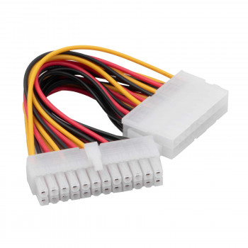 Akyga AK-CA-66 ATX-Stromadapterkabel 20-Pin (Buchse) auf 24-Pin (20+4) (Stecker), 15 cm