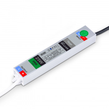 Akyga AK-L2-025 wasserdichtes LED-Schaltnetzteil 12 V, 2 A, 25 W, IP67