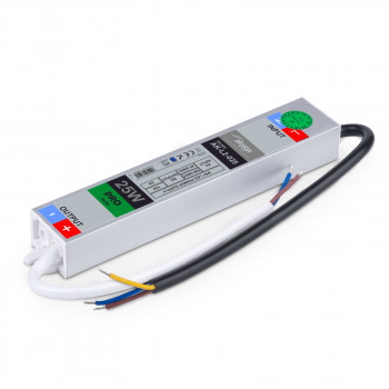 Akyga AK-L2-025 wasserdichtes LED-Schaltnetzteil 12 V, 2 A, 25 W, IP67