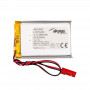Akyga AKY0081 LP573450 Li-Po-Akku 3,7 V 980 mAh mit PCM, JST 2,54 mm 2-Pin-Stecker, 150 mm Kabel
