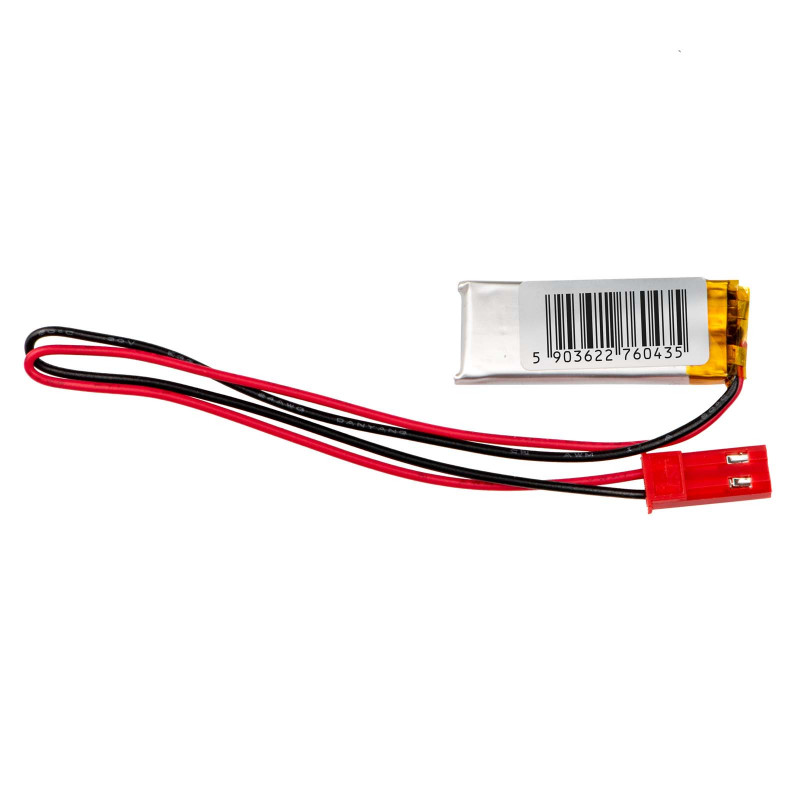 Akyga AKY0471 LP301020 Li-Po-Akku 3,7 V 40 mAh mit PCM, JST 2,54 mm 2-Pin-Stecker, 150 mm Kabel