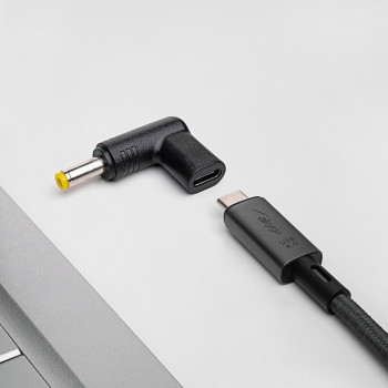 Akyga AK-ND-C03 Ladeadapter USB-C auf DC 4,8 x 1,7 mm für Notebooks, 18,5-20 V, 100 W