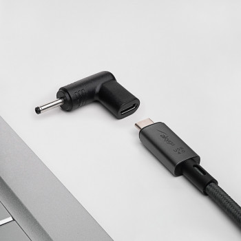 Akyga AK-ND-C06 Ladeadapter USB-C auf DC 3,0 x 1,0 mm für Notebooks, 18,5-20 V, 100 W