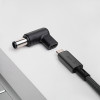 Akyga AK-ND-C07 Ladeadapter USB-C auf DC 7,4 x 5,0 mm + Pin für Notebooks, 18,5-20 V, 100 W, für HP