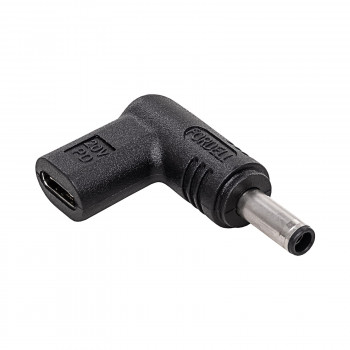 Akyga AK-ND-C10 Ladeadapter USB-C auf DC 4,5 x 3,0 mm + Pin für Notebooks, 18,5-20 V, 100 W, für Dell
