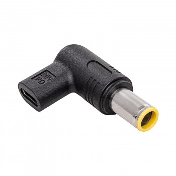 Akyga AK-ND-C12 Ladeadapter USB-C auf DC 7,9 x 5,5 mm + Pin für Notebooks, 18,5-20 V, 100 W