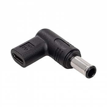 Akyga AK-ND-C14 Ladeadapter USB-C auf DC 6,5 x 4,4 mm + Pin für Notebooks, 18,5-20 V, 100 W